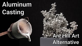 💑Casting Aluminum 🐜🔥Ant Hill Art Alternative in Orbeez [upl. by Atnoek]