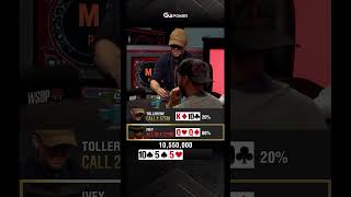 IVEY’s BAD BEAT wsop [upl. by Annoved]