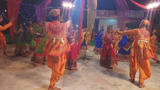 Rona sher ma perform by rathore garba mandal superhit song by geeta rabaritraditional garba [upl. by Aleicarg471]