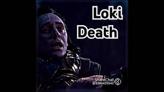 LOKI DEATH SCENE 🥹🥹 loki sad sadstatus marvelstudios thor [upl. by Rod629]