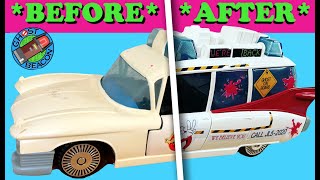 I restore a Kenner Real Ghostbusters ECTO1 amp convert it into an ECTO1A  Vintage Toy Restoration [upl. by Krista50]