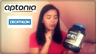 Whey protéine Aptonia de Décathlon mon avis  test 9 [upl. by Nileuqcaj]