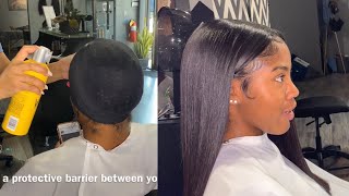 How to remove a quick weave and protective shield with No Damage‼️❌❌❌🚫🚫 [upl. by Annohsal]