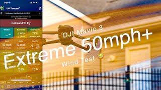 Mavic 3 Extreme Wind Test 😳 [upl. by Pryor]