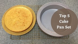 Top 5 Best Easy Release Cake Pan Set Of 2 [upl. by Barta584]