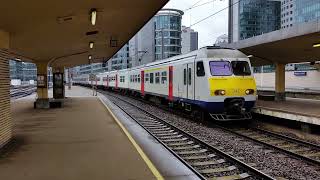 NMBSSNCB Type AM808283  342  325 arriving at Brussel Noord Station on 220615 [upl. by Evans840]