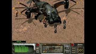 Lets Play Fallout 2 Restoration Project  36  Enclave Vertibirds [upl. by Eelesor]