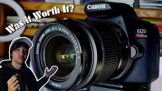 I FINALLY BOUGHT A CAMERA  Canon EOS Rebel T7 [upl. by Blanca]