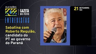 Entrevista com Roberto Requião  Eleições 2022 AO VIVO [upl. by Anwahsar465]