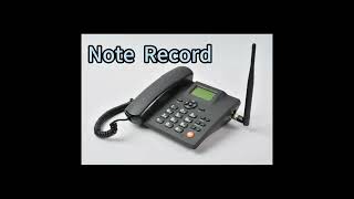 Fixed Wireless Desktopphone DLNA ZT9000 cordless telephone for office and home [upl. by Rimidalg]