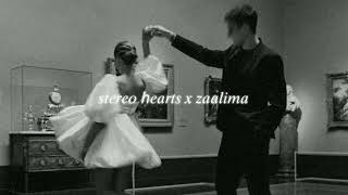 stereo hearts x zaalima slowed  reverb [upl. by Akimihs744]