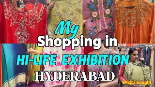 HI LIFE EXHIBITION HYDERABAD  Shopping vlog shoppingvlog hyderabadvlog hilifeexhibition [upl. by Ttej]