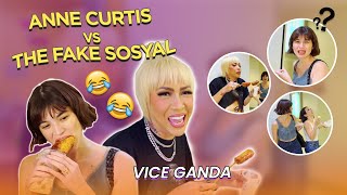 Anne Curtis vs The Fake Sosyal  VICE GANDA [upl. by Cynde]