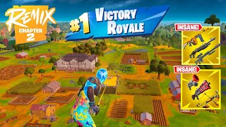 118 Kill Solo Vs Squads Wins Gameplay Full Game Fortnite Chapter 2 Remix Ps4 Controller [upl. by Leshia]