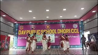 welcome dance by Girls of Dav Dhori 2024 tresantoshkumarkhirhardavdhori [upl. by Mira]