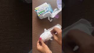 Accyys India just leap napkinherbal sanitary napkin demoreview231024wednesdayshortsyoutube [upl. by Walton]