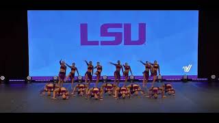 LSU Tiger Girls Dance Team 2024 Jazz Finals UDA College Dance Team Nationals 3rd place [upl. by Haneekas]