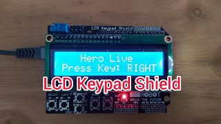 LCD Keypad Shield  Arduino Uno [upl. by Lorsung]