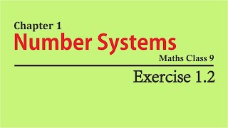 NCERT Solutions for Class 9 Maths Chapter 1 Exercise 12 [upl. by Nalaf271]