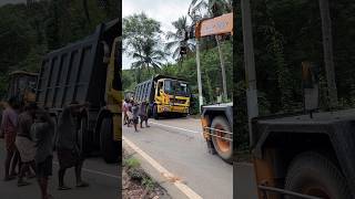 truck life  kerala road conditions 🫡 tipper tatatipper jcb [upl. by Gerrard]