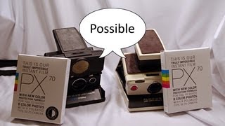 Loading the Polaroid SX70 with Film and Results [upl. by Atat193]