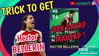 TRIK AJAIB CARA MENDAPATKAN HECTOR BELLERIN POTW WORLDWIDE 1821  PES 2021 MOBILE [upl. by Coit]