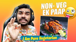 Pure Vegetarian  Shreeman Funny Moments [upl. by Milicent831]