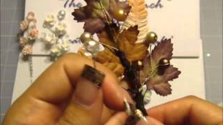 WOC Floral Bead Sprays Tutorial Quick n Easy [upl. by Itsirhc574]