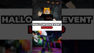 ROBLOX LEAKED EVENT 🎃👻 roblox halloween shorts [upl. by Bain]