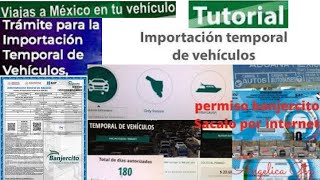 Permiso Bangercito Para Viajar A Mexico En Tu Propio Carro Tramita El Permiso Por Internet 👍 [upl. by Odille]