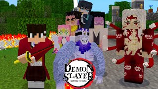 Lançou A MELHOR ADDON de DEMON SLAYER v11 IGUAL o MOD para MINECRAFT PE [upl. by Niwdog]