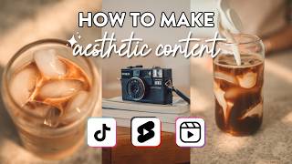 How To Create amp Edit Aesthetic Videos Instagram Reels TikToks amp Shorts [upl. by Lindie866]