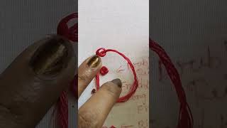 Aari double ring knot aari shortshortstrending tamilvideo viralvideo tamilaariringknot [upl. by Swart]