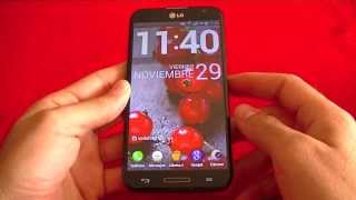 LG Optimus G Pro review en español [upl. by Arakawa]