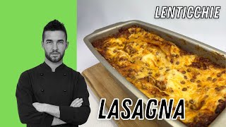 Lasagna di Lenticchie  Facile Proteica e 100 Vegetale [upl. by Ethelin]