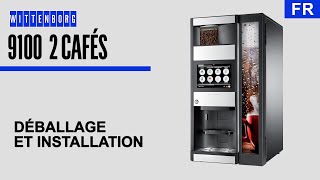 Wittenborg 9100 2 Cafés  Déballage et Installation [upl. by Jeconiah]