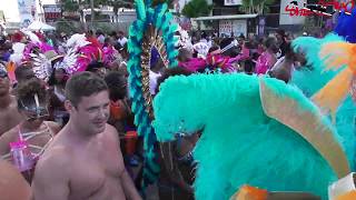 Trinidad Carnival Tuesday 2018  Clip 3 Tribe amp Rogue Mas Bands on Western Main Road [upl. by Chew943]