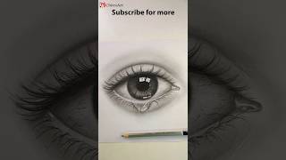 Hyper Realistic Eye Drawing eyes shorts youtubeshorts real drawing sketch [upl. by Selfridge]