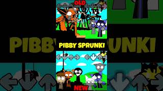 NEW vs OLD Incredibox Sprunki Pibby fnf new [upl. by Hamal]