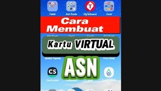 Cara Membuat Kartu Virtual ASN di MyASN BKN [upl. by Gloria]