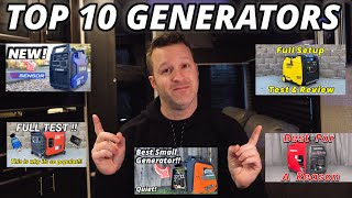 TOP 10 GENERATORS IN 10 MIN Reviewed amp Tested [upl. by Aihsetan]