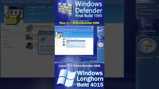 Windows Defender Final on Windows Longhorn Shorts [upl. by Nnylekoorb261]