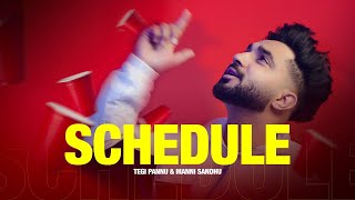 SCHEDULE OFFICIAL VIDEO  TEGI PANNU  MANNI SANDHU  NEW PUNJABI SONG 2024 [upl. by Barthold]