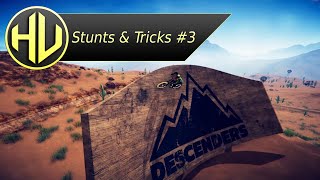 Descenders Stunts amp Tricks 3  Making Progress  Peaks Boss Jump Fakie amp More [upl. by Carolin923]