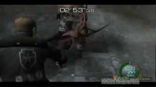 The way to beat Krauser Resident Evil 4 Professional [upl. by Lathe]