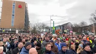 Sternfahrt Plauen  Bauernprotest 310124 [upl. by Enelez868]