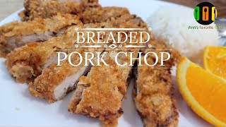 BREADED PORK CHOP  QUICK and EASY COOKING [upl. by Malliw662]