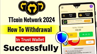 TT Coin Network  Windraw in Trust Wallet  New Mining Network [upl. by Addis153]