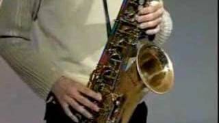 Tenor Saxophone F Major Scale [upl. by Anerol889]