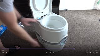 Thetford Porta Potti 565E Chemical Toilet [upl. by Arahahs133]